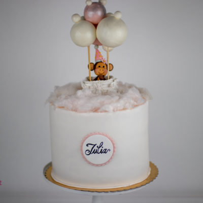 Tort maimuțică în balon