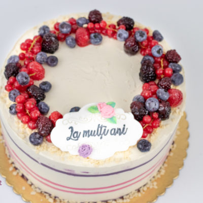 Tort decor fructe